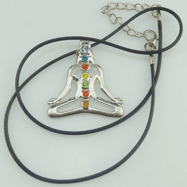 Yoga Meditation Buddha Pendant Necklace