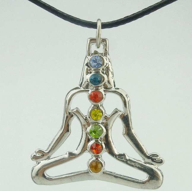 Yoga Meditation Buddha Pendant Necklace