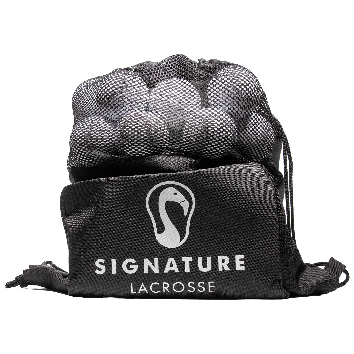 Signature Lacrosse Ball Set - Packs of 2 4 8 12 and 100 - No Chemical Smell Massage Balls Myofascial Release Tools Back Roller Muscle Knot Remover