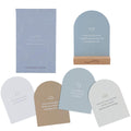 Earthside Birth Pools Affirmation Cards for Women Pregnancy - Set of 25 Positive Affirmations with Wooden Card Stand for Labor and Delivery - Must Haves Essentials for New Mom Hospital Bag and Gifts