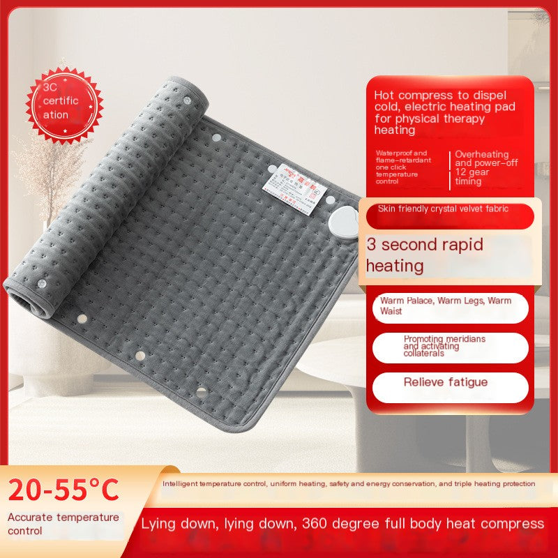 Heated Electric Blanket for Therapy and Comfort
